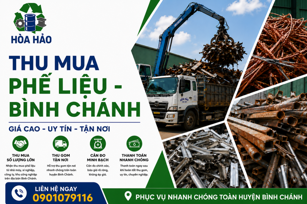 Thu mua phế liệu Bình Chánh - Phế Liệu Hòa Hảo