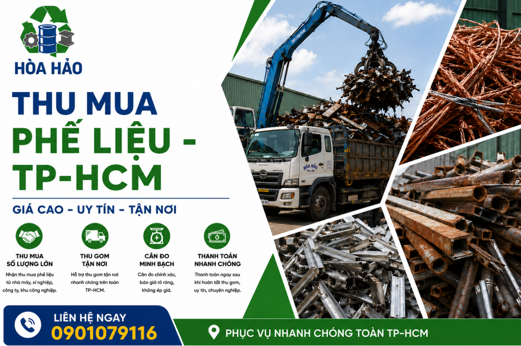 Phế Liệu Hòa Hảo thu mua phế liệu TP.HCM